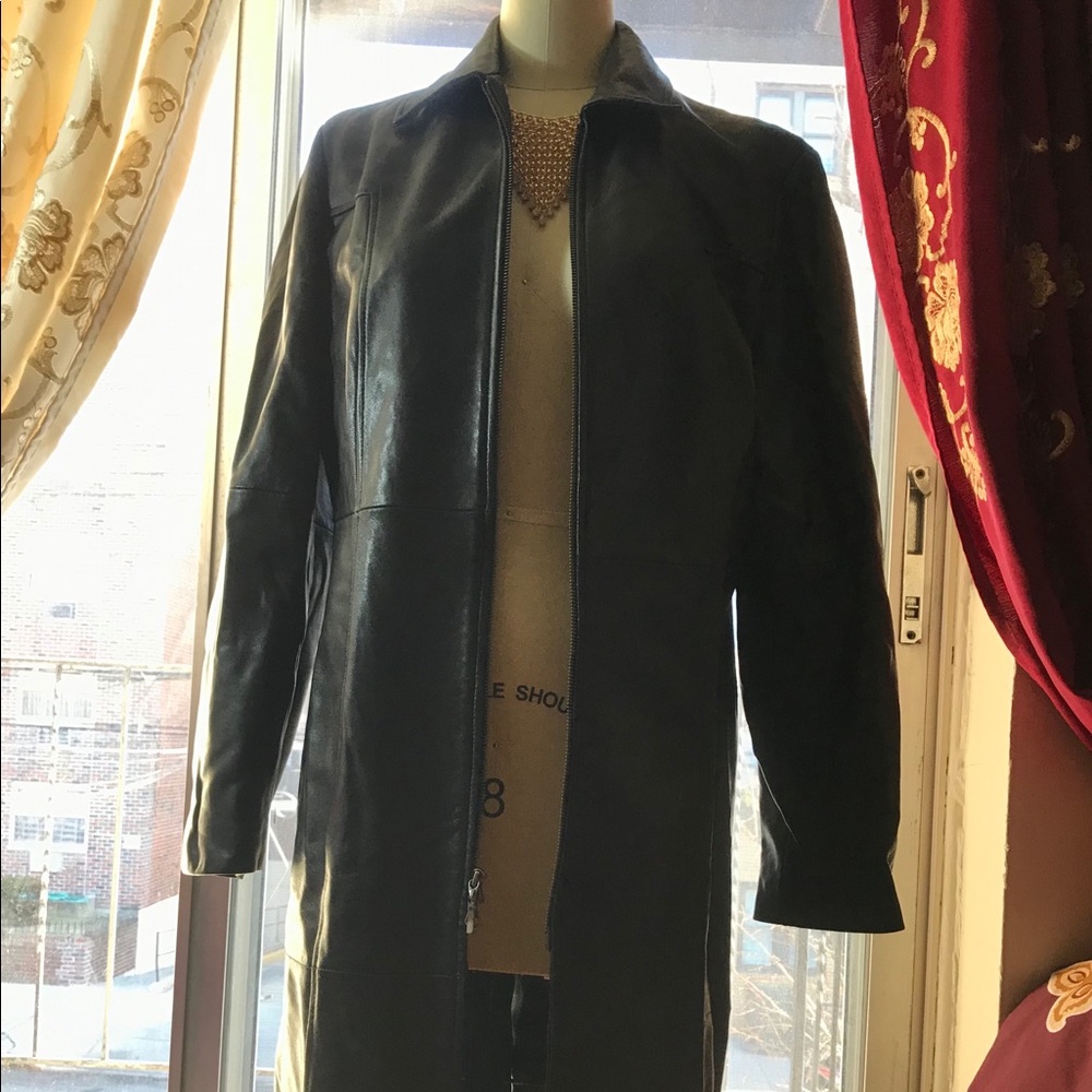 Long Leather Jacket
